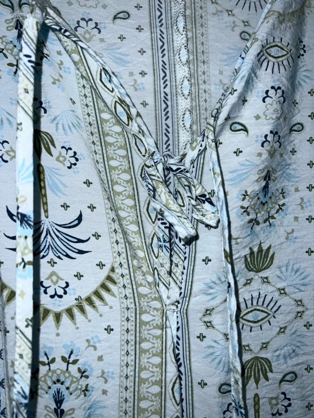 Torrid Belle Isle Light Blue Tropical Print Dress - Size 0 - Picture 4 of 7